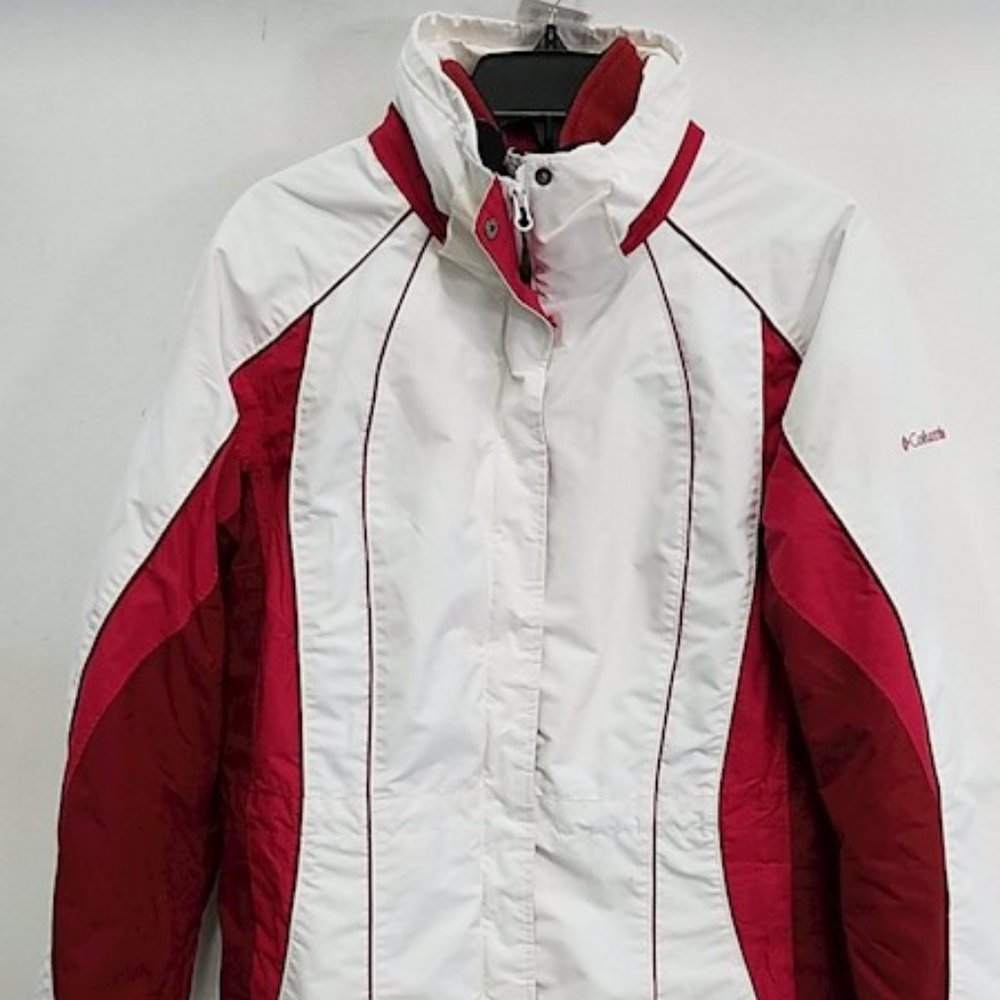 Columbia Women's White Fleece Lined Coat